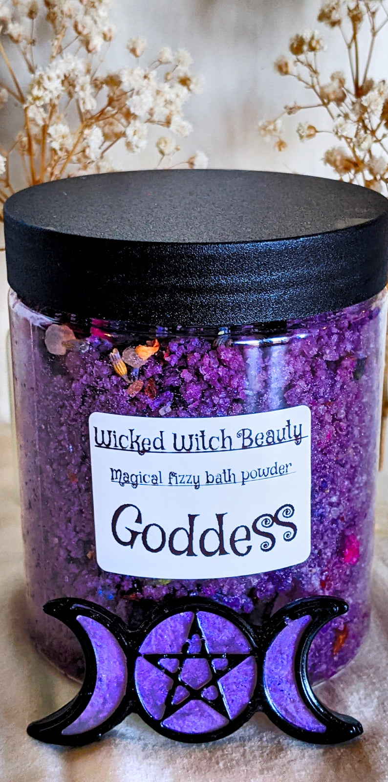 Magical fizzy bath powder: Goddess