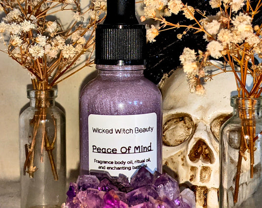 Enchanting fragrance oil: Peace of mind.